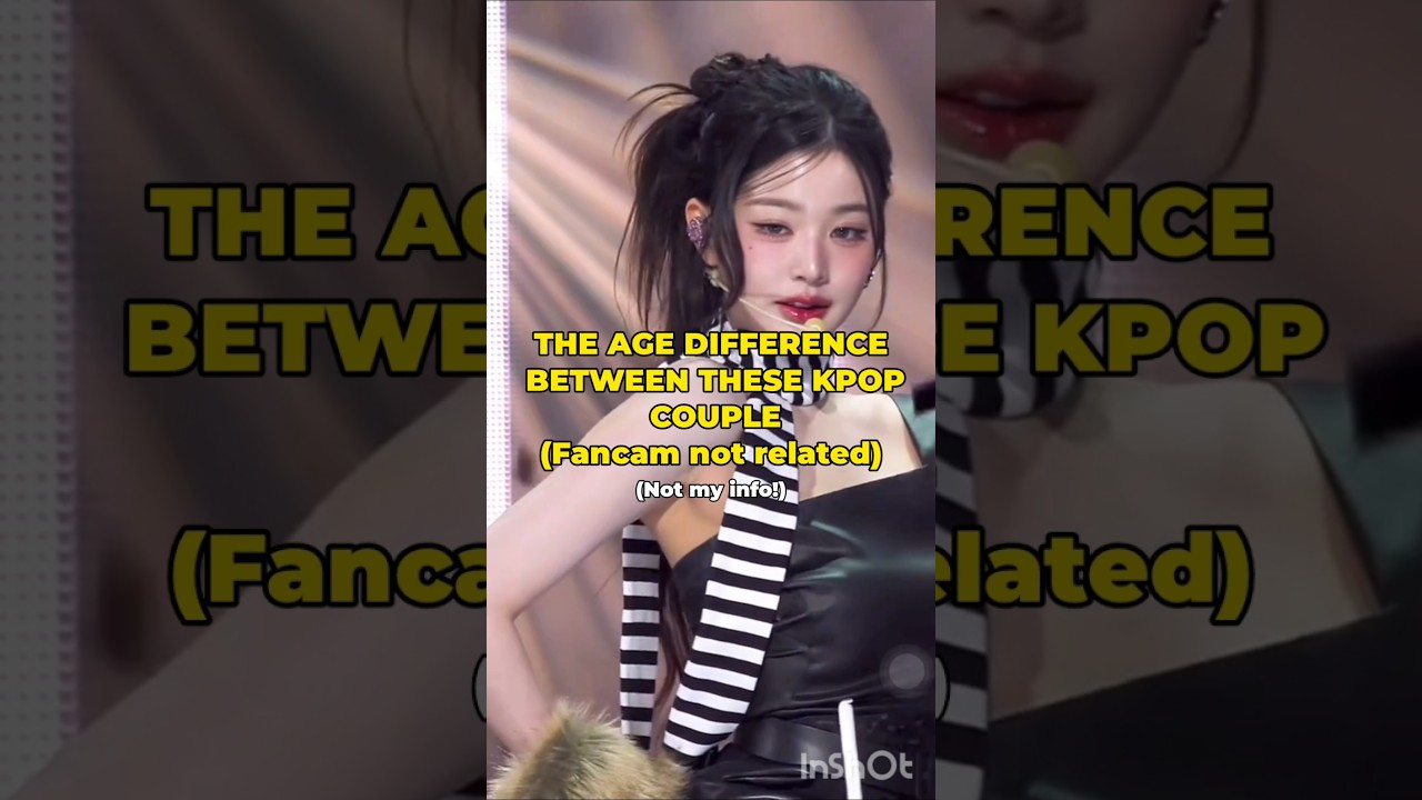 the age difference between these kpop couples(no hate) 