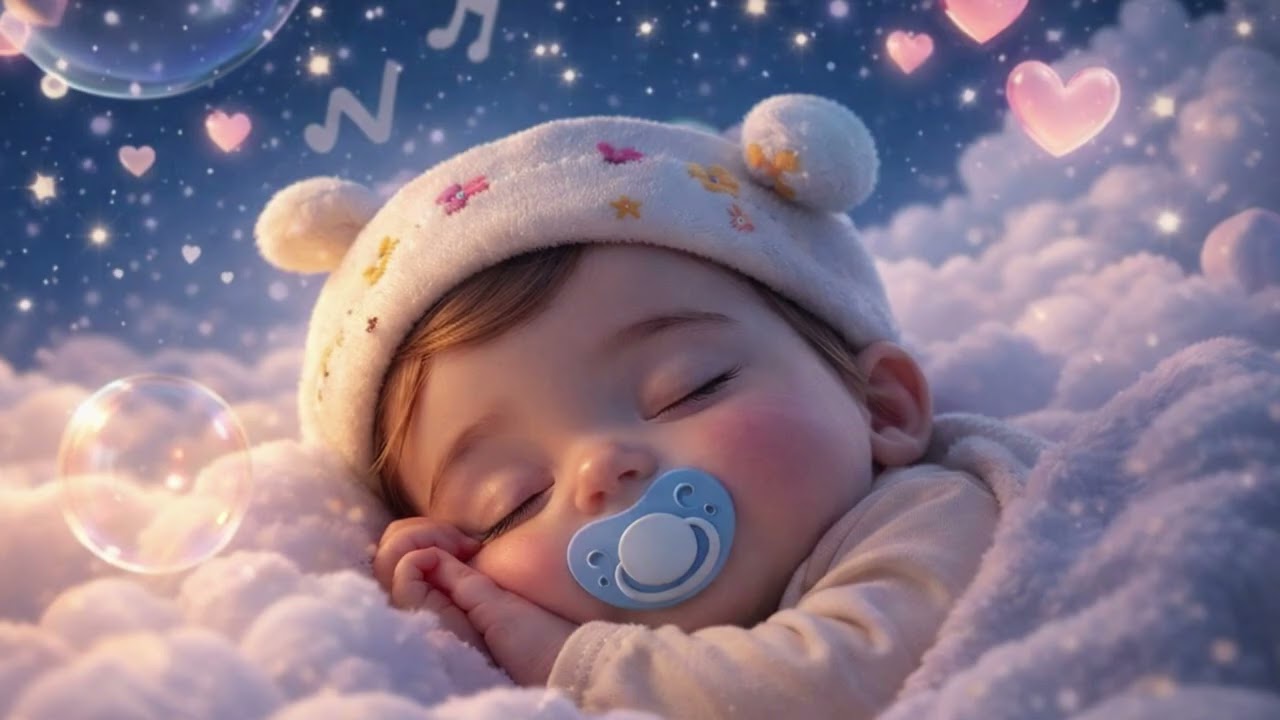 Sleep Music for Babies and Kids 🤍 Gentle Lullaby for Peaceful Sleep