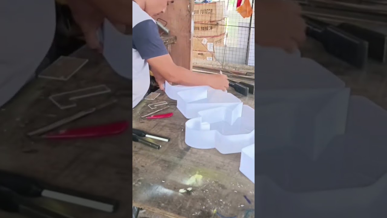 3d letter makng #signfabrication #3dletters 