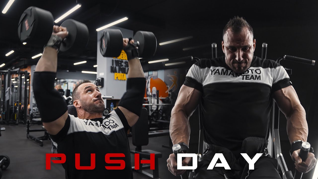 TRENING GRUDI, RAMENA & TRICEPS | KO JE MAKSIM? | MAKSIM TRZIN