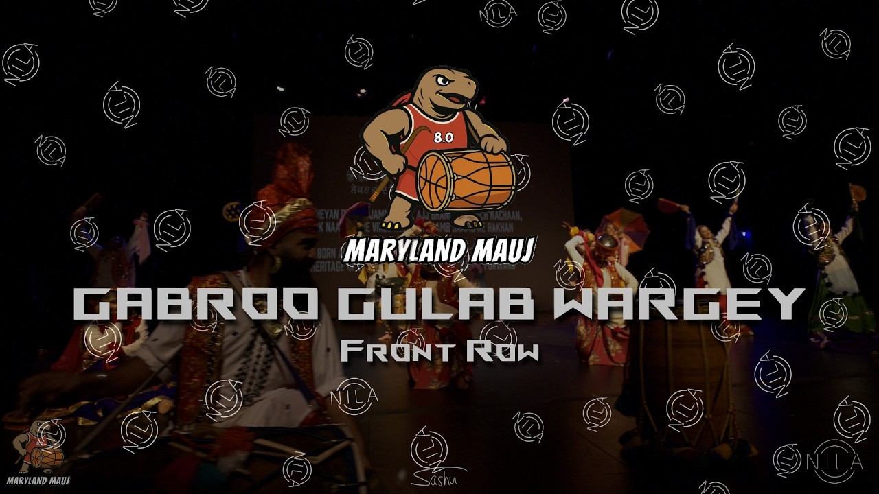 [3RD PLACE] Gabroo Gulab Warge | Front Row | Maryland Mauj 2026 | Nila by Sashu