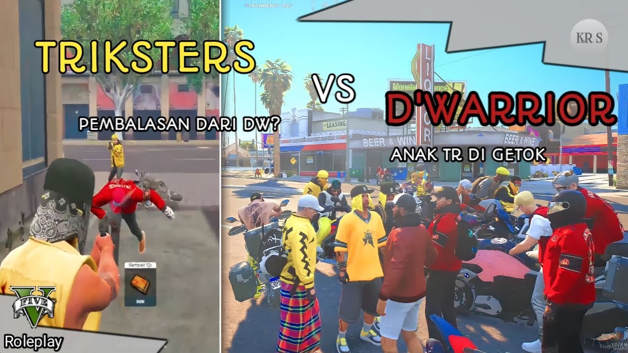 TR VS DW DIALOG PANAS..LANGSUNG TOTOK AJA!!!!#gtarp #gtaroleplay #hopefully #trikster