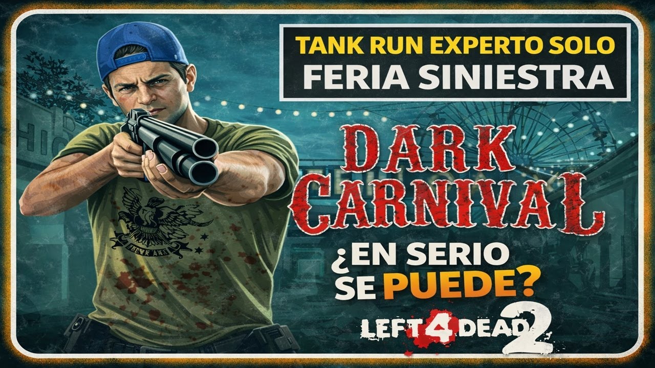 Left 4 Dead 2 TANK RUN EXPERTO SOLO - Feria Siniestra