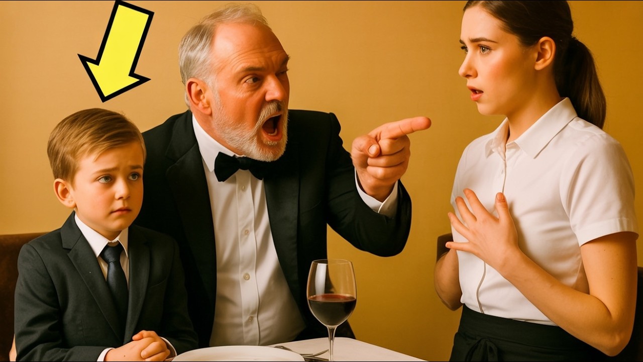 FAIS PARLER MON FILS ET JE T'ÉPOUSE… DIT LE MILLIONNAIRE À LA SERVEUSE