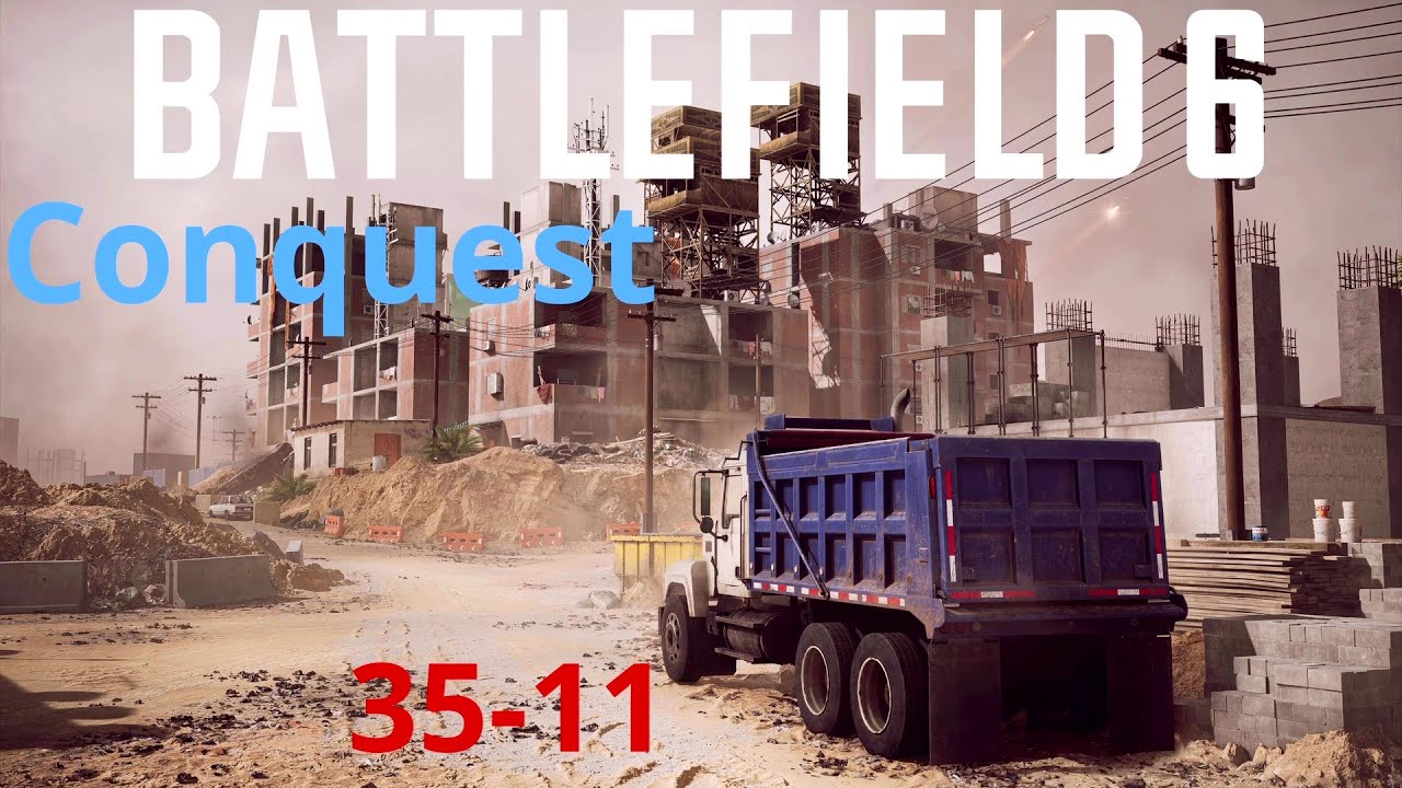 Battlefield 6 Gameplay - Conquest: New Sobek City | 35-11