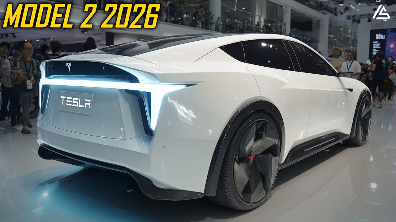 Tesla Model 2 Senior Edition 2026 года: дизайн, вдохновлённый SpaceX. Что шокирует всю индустрию?