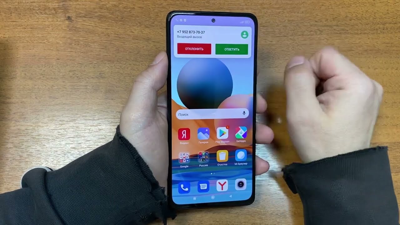 Incoming Call Redmi Note 10 Pro