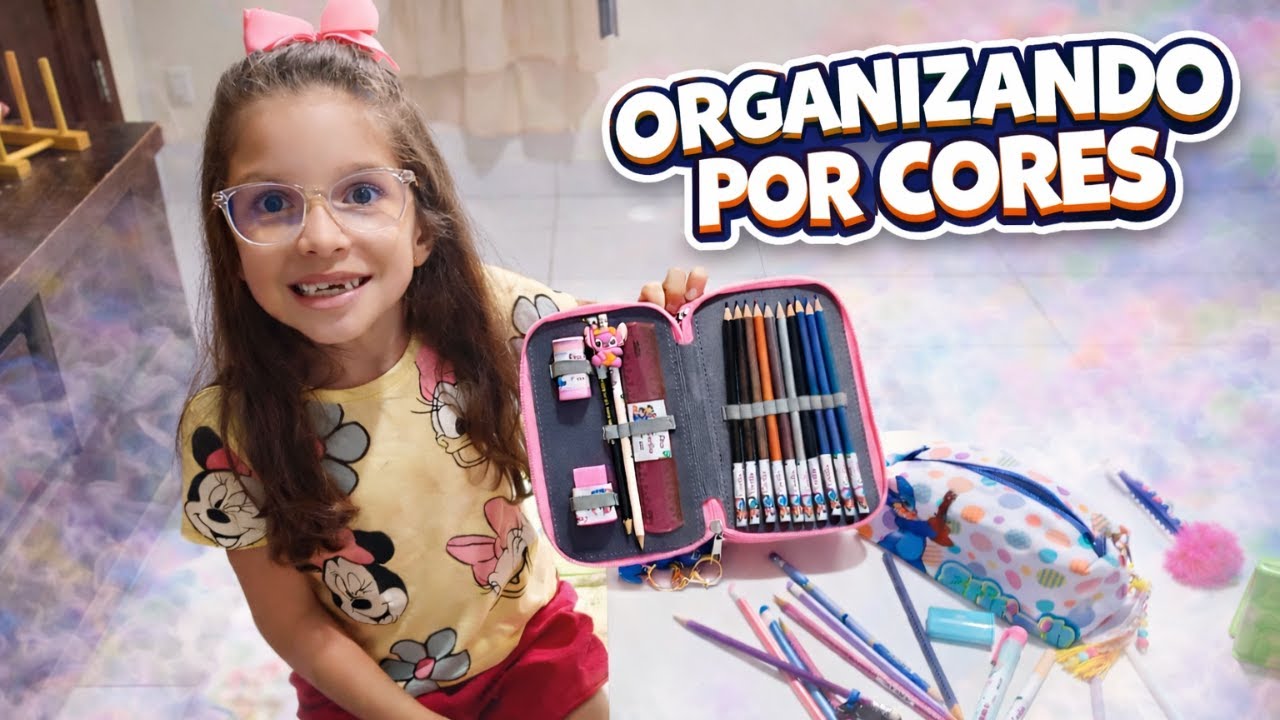 ORGANIZANDO MEU ESTOJO ESCOLAR 2026