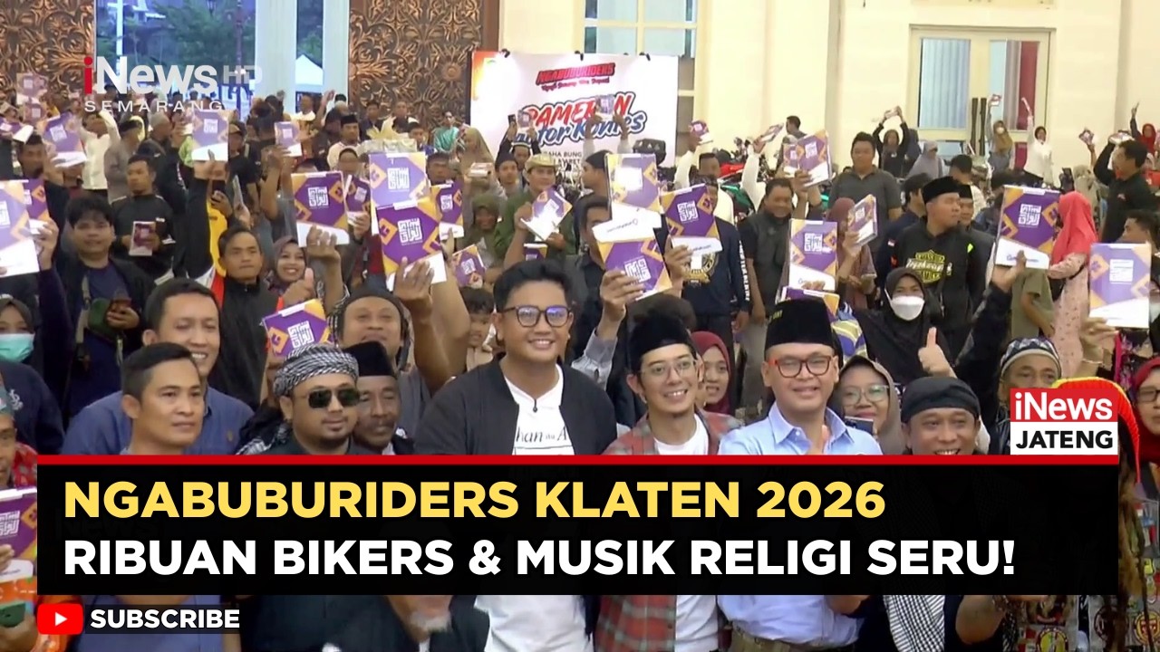 Bupati Hamenang Wajar Ismoyo & Ribuan Bikers Meriahkan Ngabuburiders Klaten 2026 | iNews Jateng