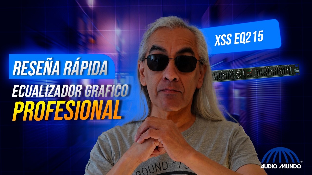 Ecualizador Gráfico Profesional XSS EQ215 | Control de Frecuencias de 15 Bandas