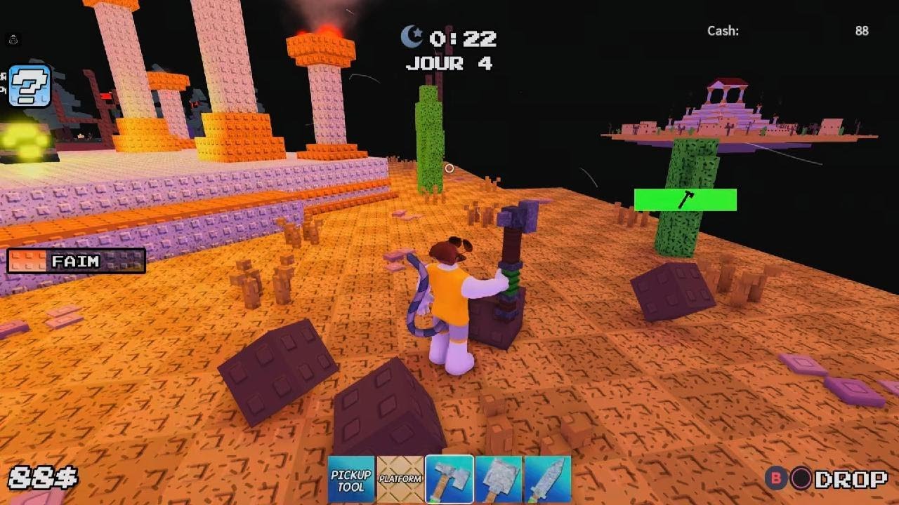 Je teste oneblock sur roblox.