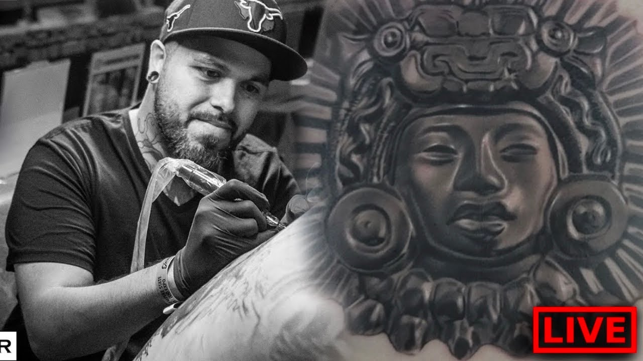 Tattoo Artist David Vega Showing His Technique On Instagram Live