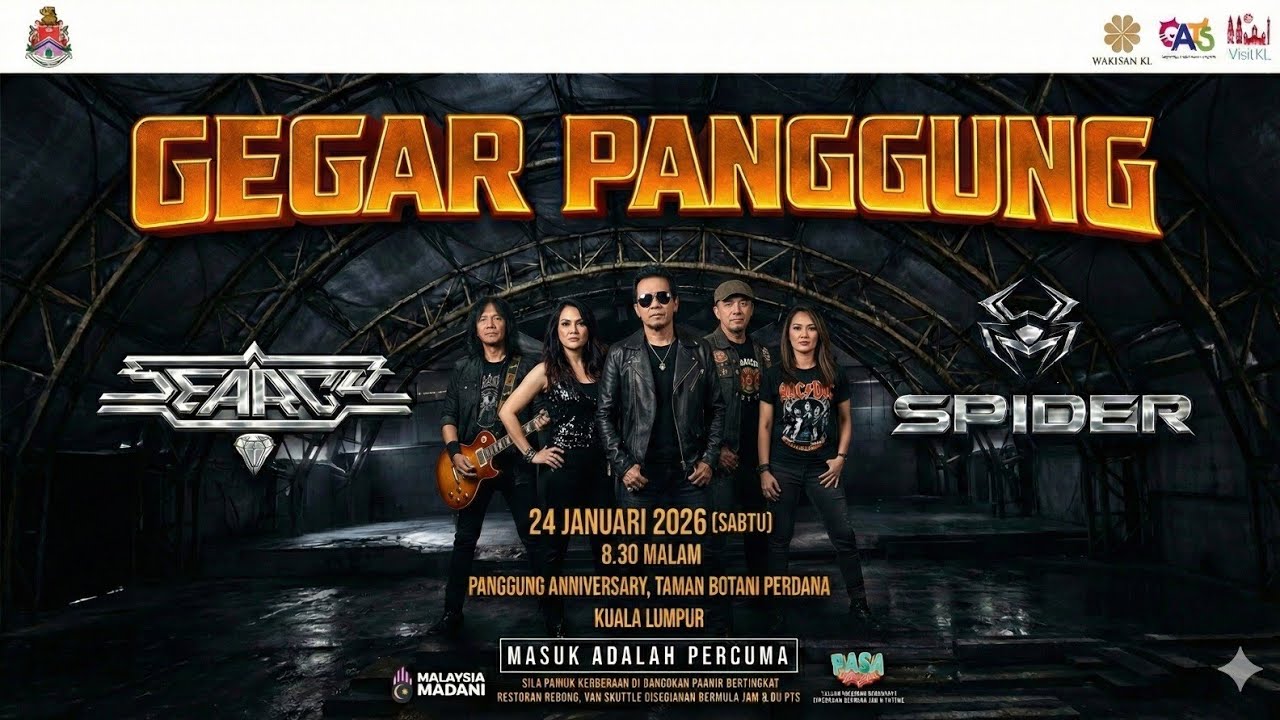 SOUND CHEK GEGAR PANGGUNG  SEARCH SPIDER PANGGUNG ANNIVERSARY