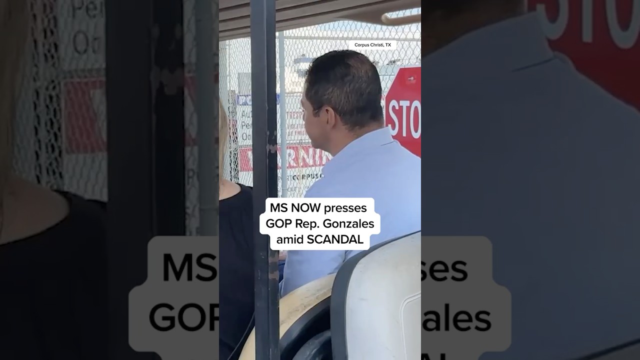 MS NOW presses GOP Rep. Gonzales amid SCANDAL