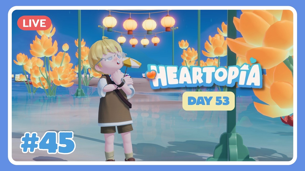 Day 53 มาตามเก็บแมลง 5 ดาวครับ Heartopia💙 #45