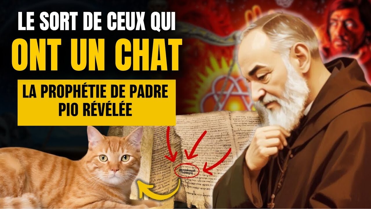 ALERTE PADRE PIO : Le sort de ceux qui vivent avec des chats | Loi de l'attraction