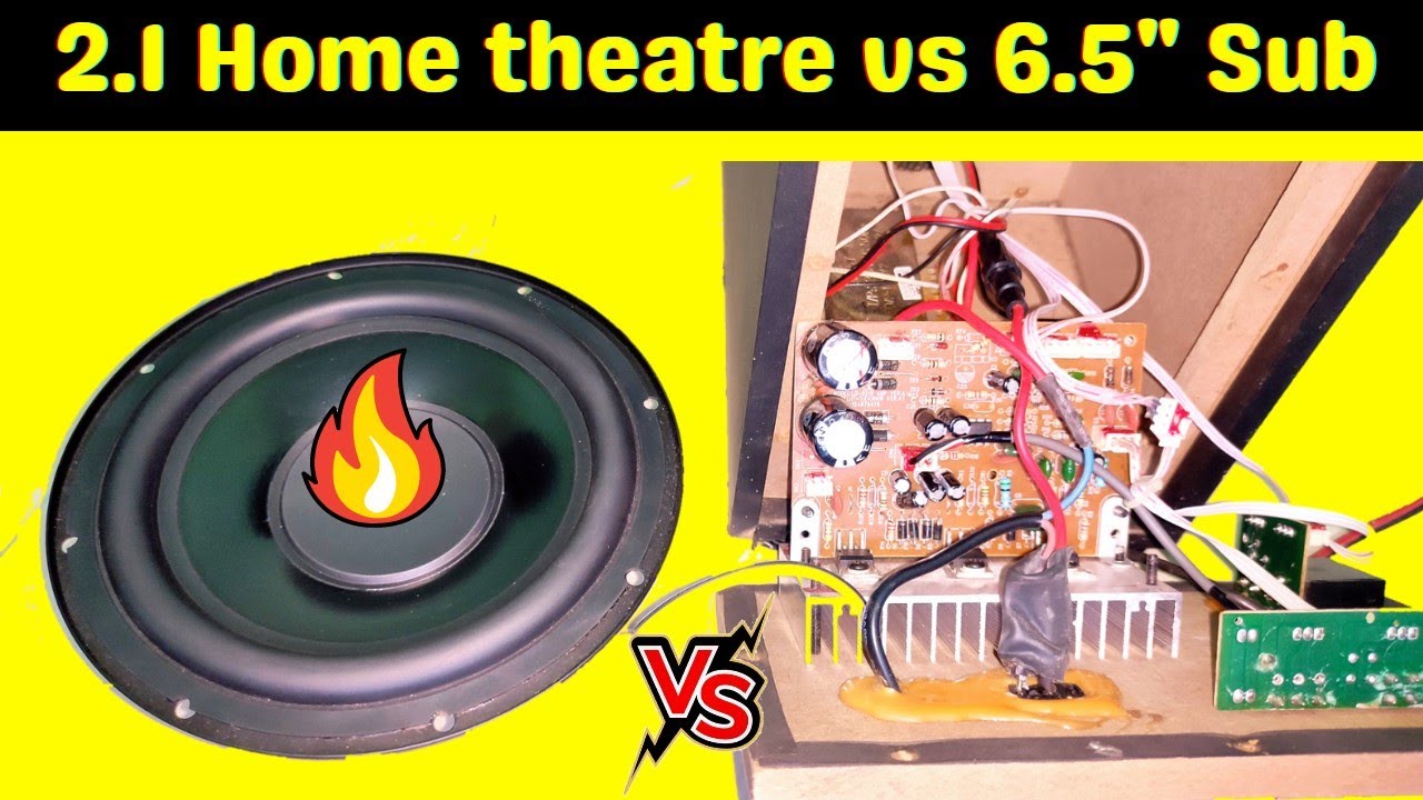 Hometheater 2.1😱 Vs Subwoofer 6.5