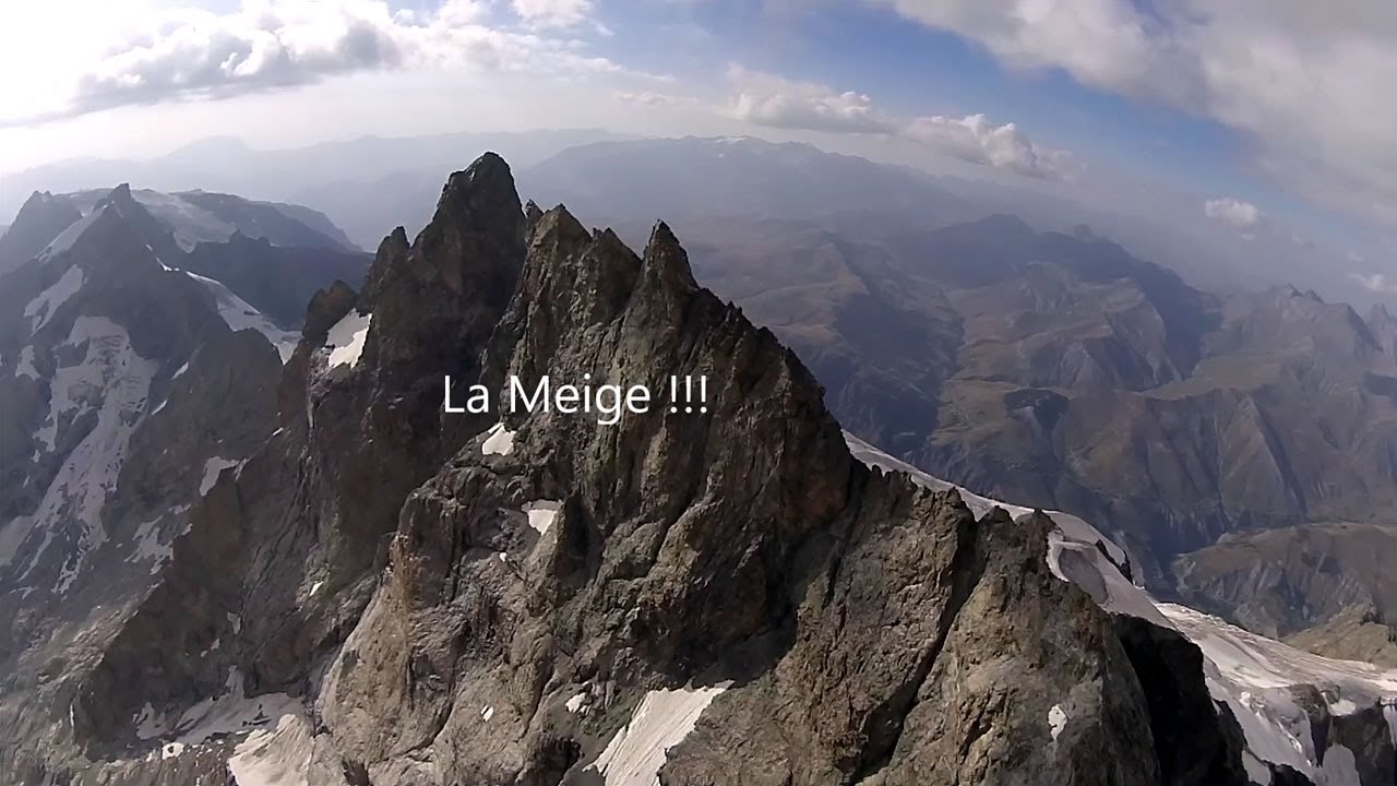 La traversée des Ecrins en deltaplane par le Valgaudemar et la Meige au départ Laragne