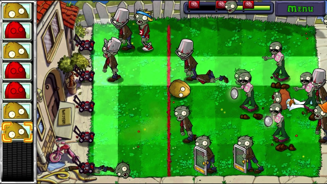 Wall-Nut Bowling 2! Plants vs Zombies (PvZ)