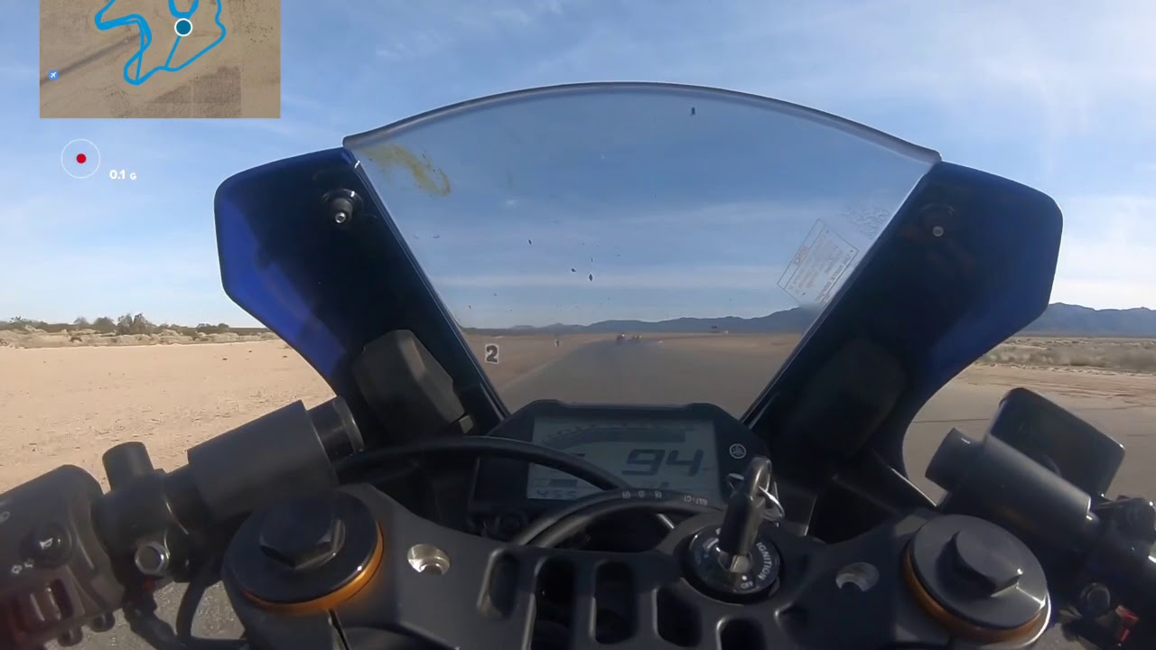 2019 Yamaha R3 Chuckwalla NRS Mock Race with Trackdaz 3/29/19