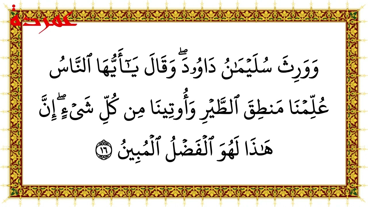 Halaman 378 Surah An Naml, Ayat 14 - 22
