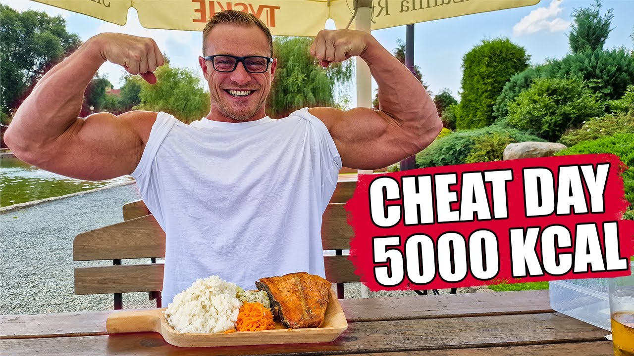 CHEAT DAY V OBJEMOVÉ FÁZI | Čokoládová pizza | 5000 kalorií