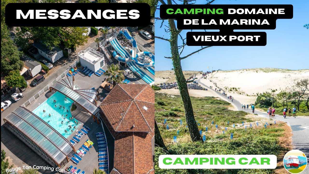 Camping  le MARINA - Le Vieux Port - Messanges (Landes)