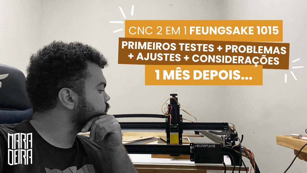 CNC 2 EM 1 FEUNGSAKE - Testes e Modificações 🔥#cnc #feungsake