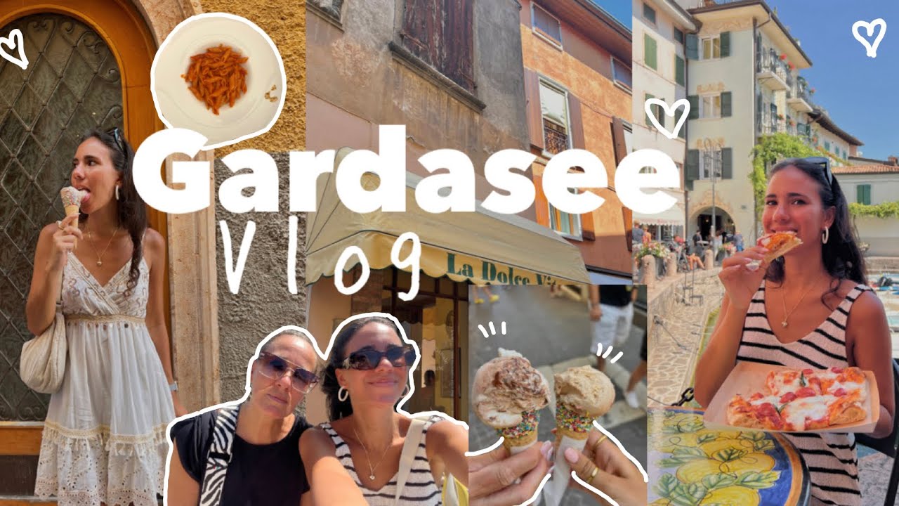 Gardasee Vlog with my mum: italian food, boat tour, roadtrip, Lago di Garda, european summer🍋🇮🇹🤍