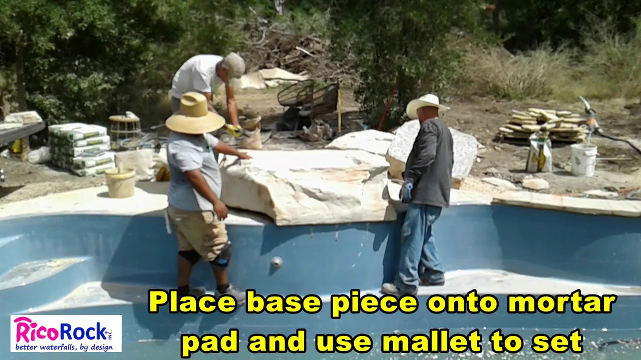 how to install a ricorock tennessee ledger waterfall