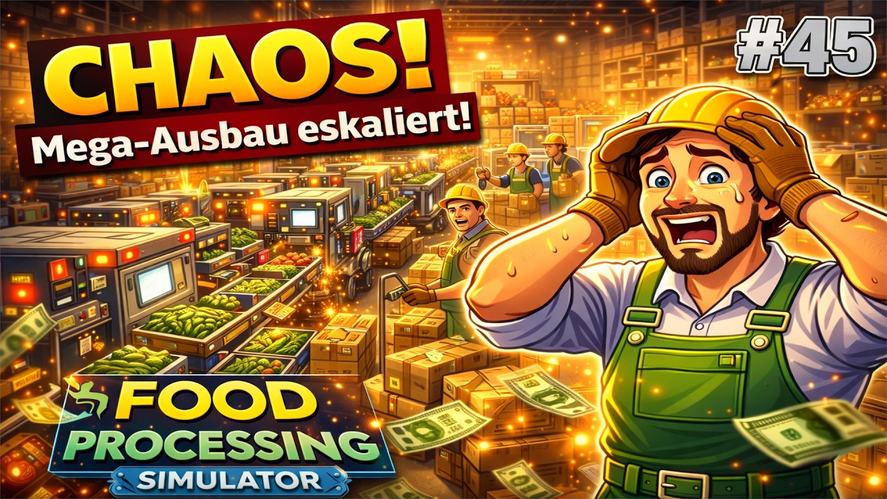 FABRIK-CHAOS nach Mega-Ausbau?! 😱 Das ging komplett nach hinten los! | Food Processing Simulator #45
