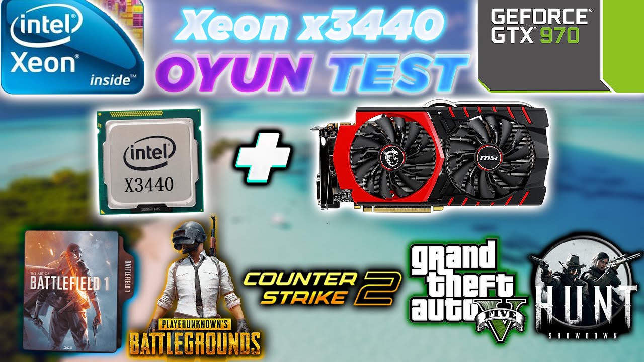 Xeon x3440 Overclock @3.8ghz Gaming Test | GTX 970 Performance