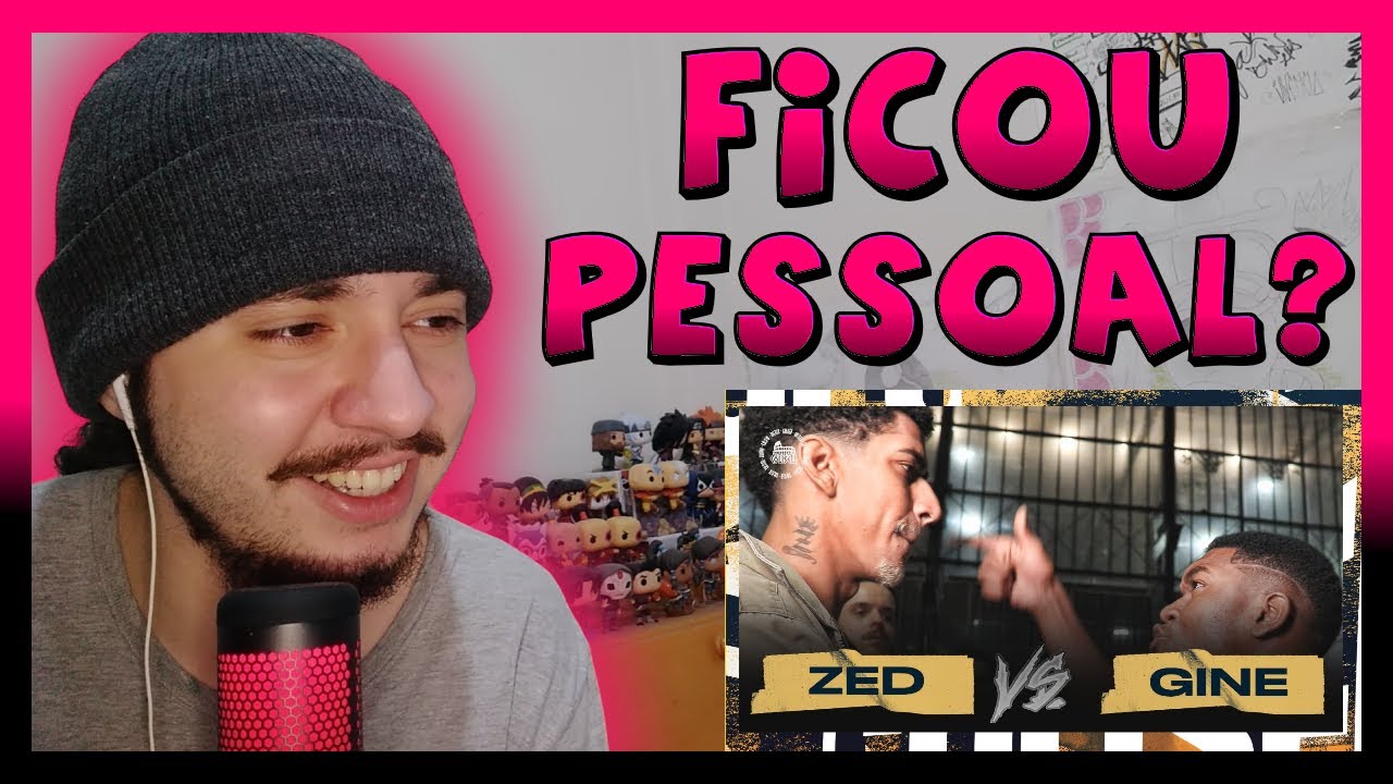 (FICOU PESSOAL 🔥🔥🔥) ZED X GINE - BATALHA DO COLISEU - EDIÇÃO 123 | REACT BAUEB