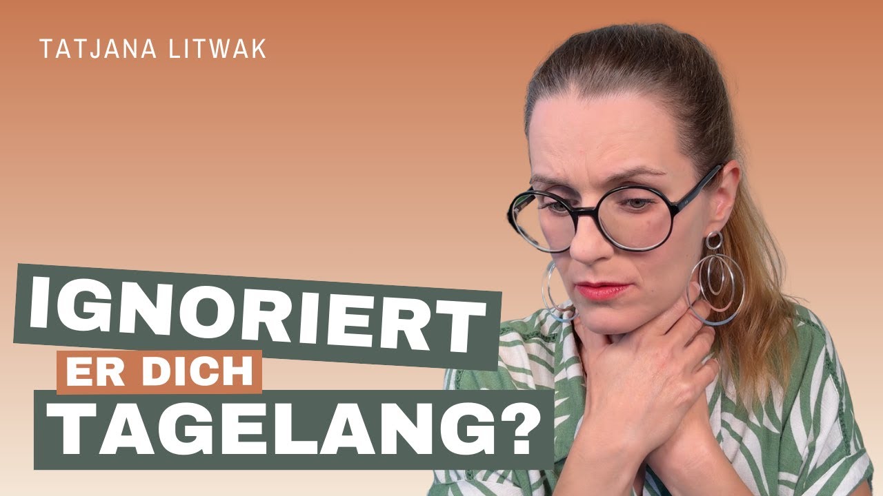 Wenn sein Schweigen mehr weh tut als jeder Streit