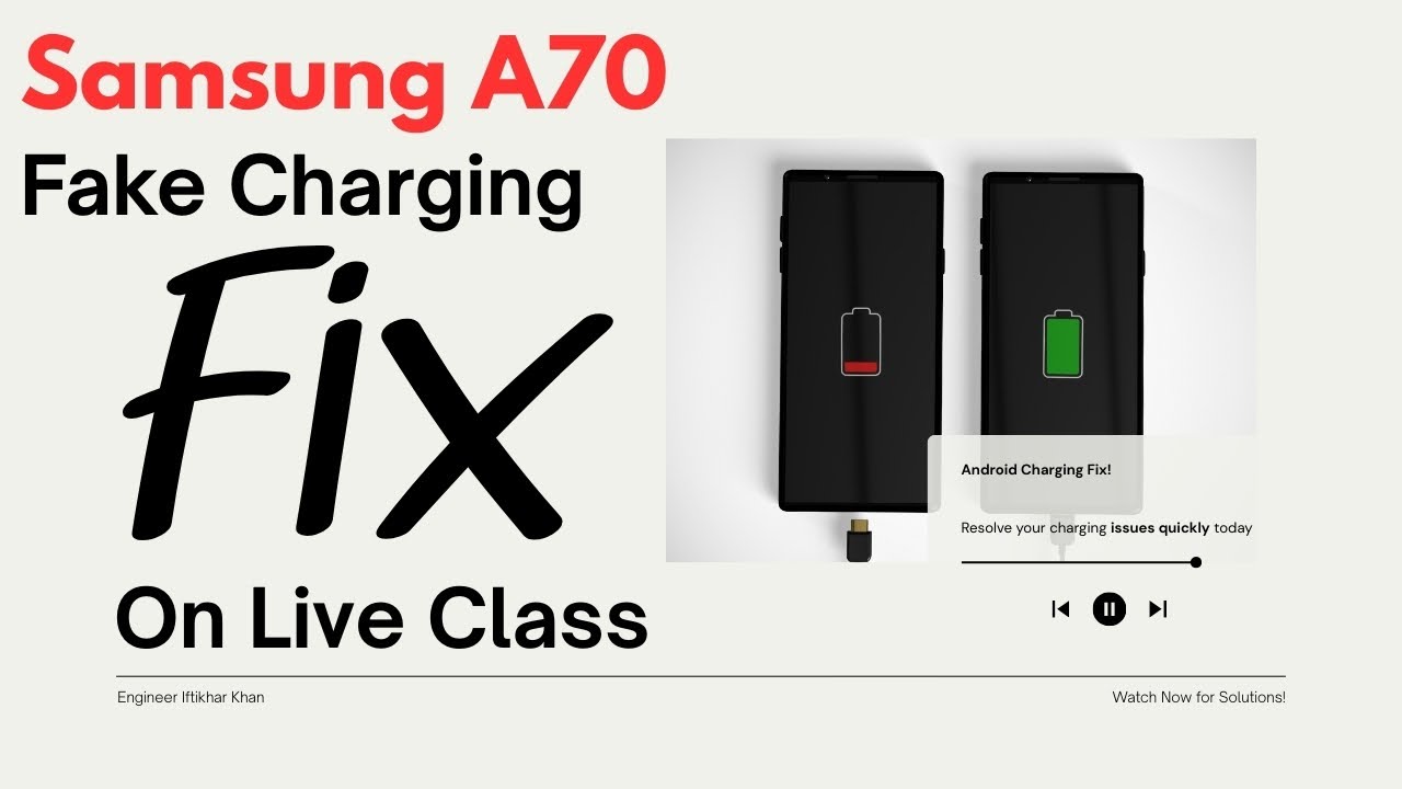 Samsung A705 Fake Charging Problem Fixed | Samsung Charging Solution 2025
