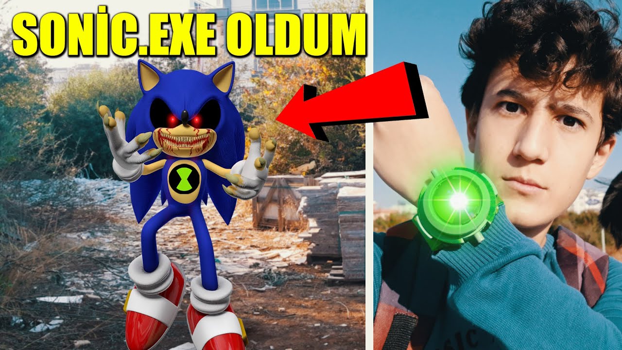 BEN 10 OMNITRIX SAAT İLE SONİC.EXE OLDUM !! ( DNA Kopyaladım ) Ben 10 Ger&ccedil;ek Hayatta T&uuml;rk&ccedil;e