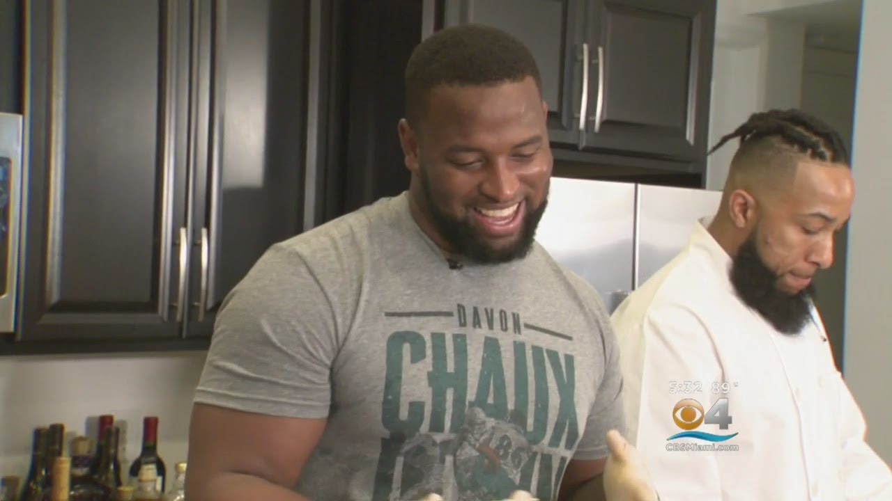 Grilling with Dolphins' Davon Godchaux