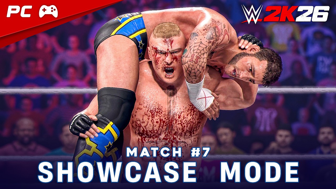 WWE 2K26 CM Punk Showcase, матч 7: CM Punk против Брока Леснара (SummerSlam) ВСЕ ЗАДАНИЯ