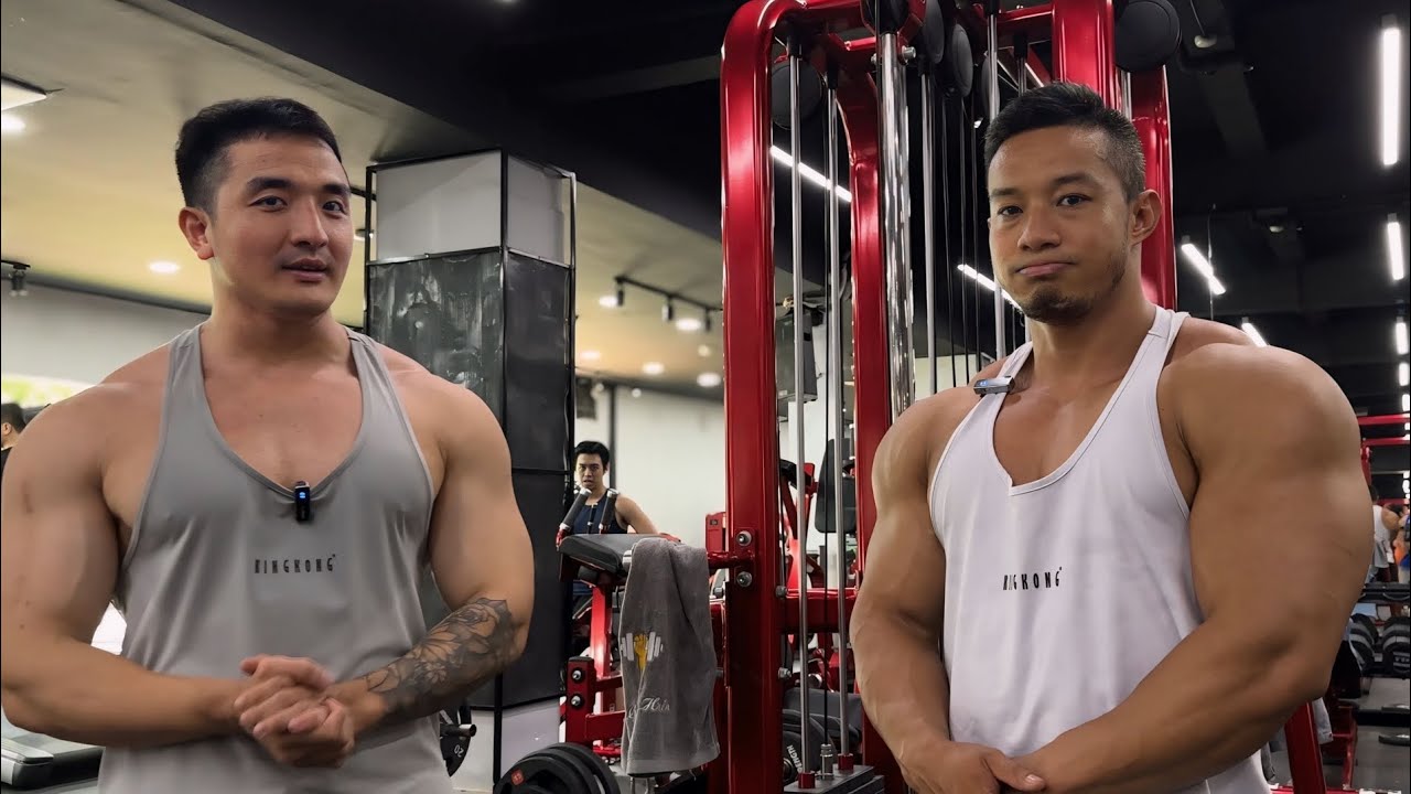 Phần 2/2 : Tập Vai cùng với Tuan Anh IFBB Pro sẽ như thế nào