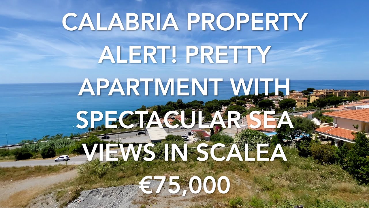 Calabria Property Alert! Pretty Apartment With Spectacular Views in Scalea! €75,000