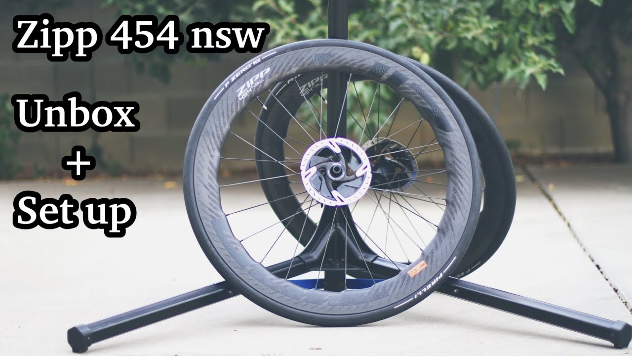 Zipp 454 NSW unbox + set up