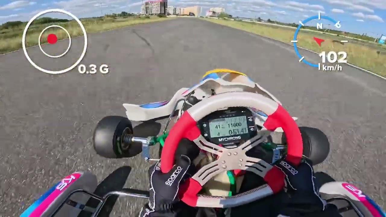 5-та тренування на Чайці | Rotax Max | Найкращий час 50.07 сек | Обгони майже всього пелотону