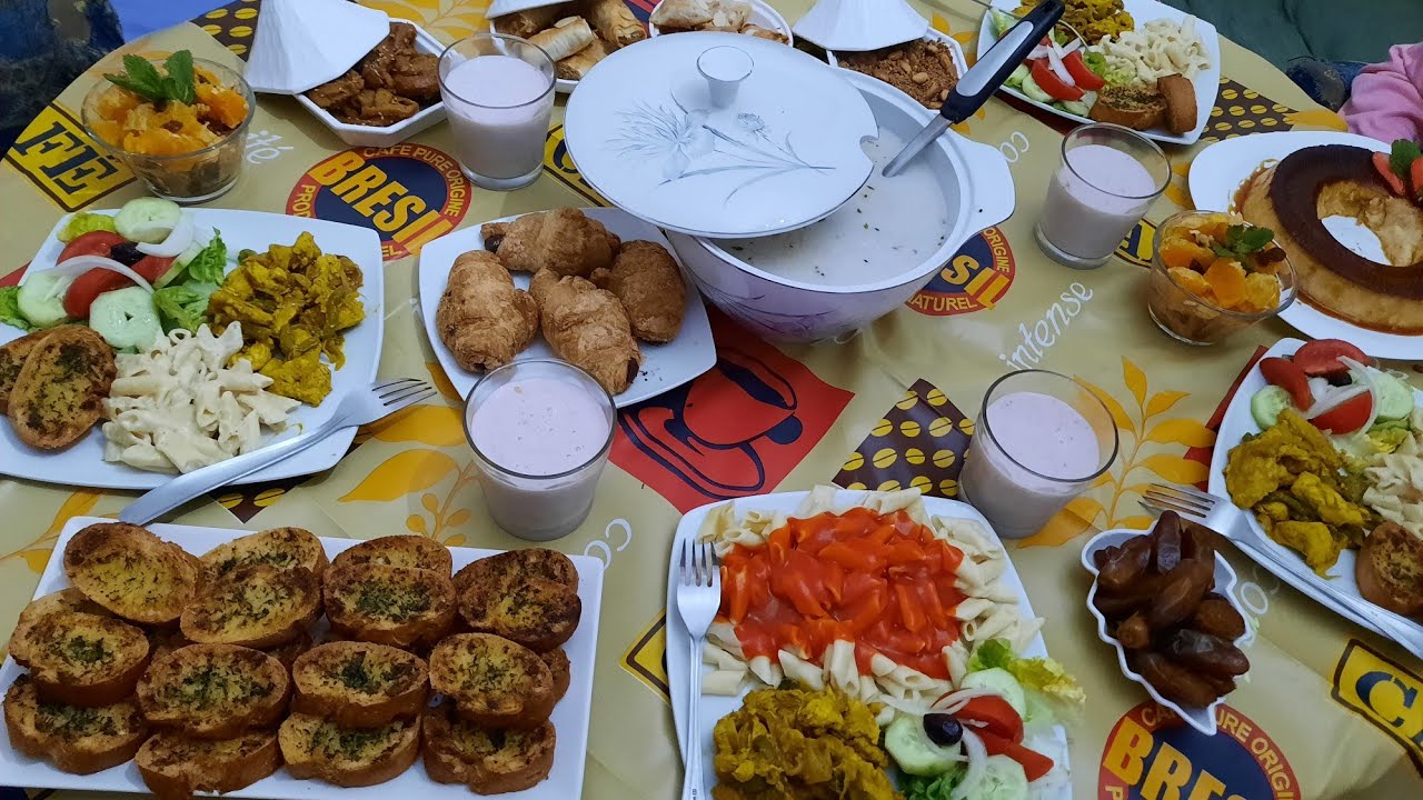 Menú 12 de ramadán 2021 , día de ayuno/ 6 recetas fáciles y nutritivas.