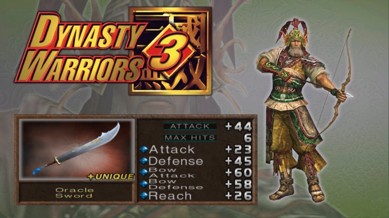 Huang Zhong - 4th Weapon | Dynasty Warriors 3 (4K, 60fps)