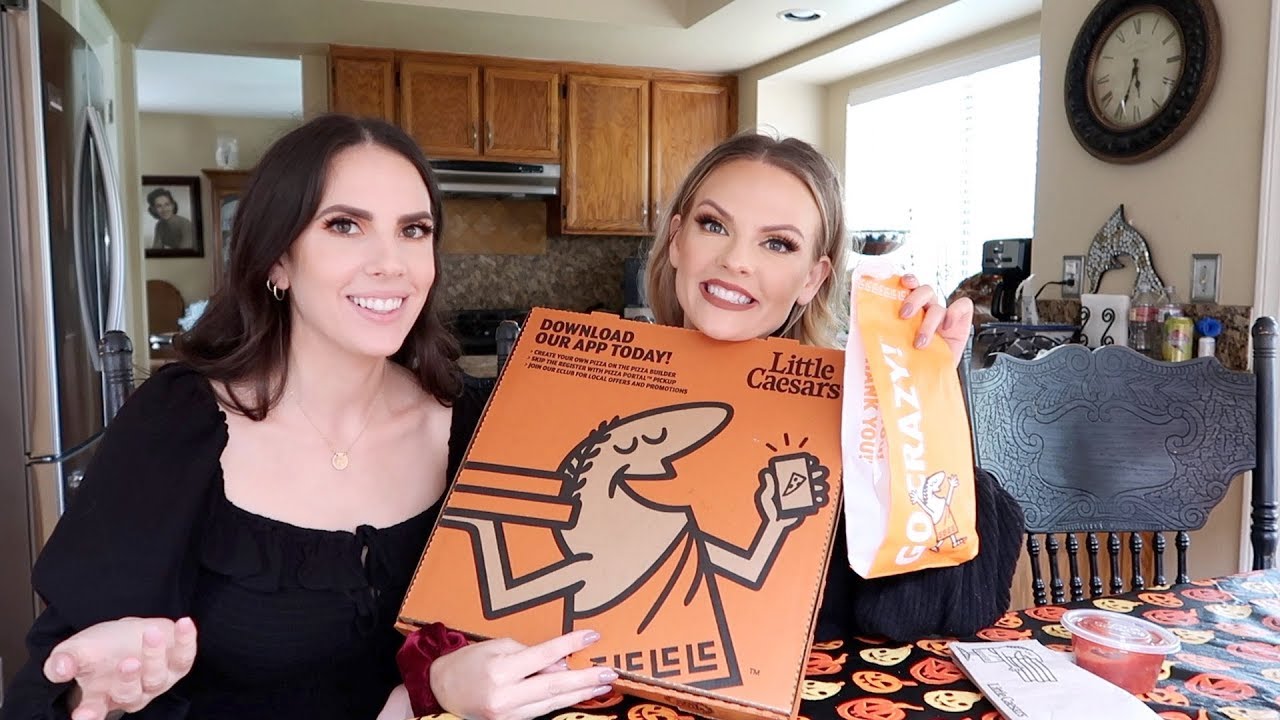 WE HAVE SOMETHING TO ANNOUNCE.. LITTLE CAESARS MUKBANG