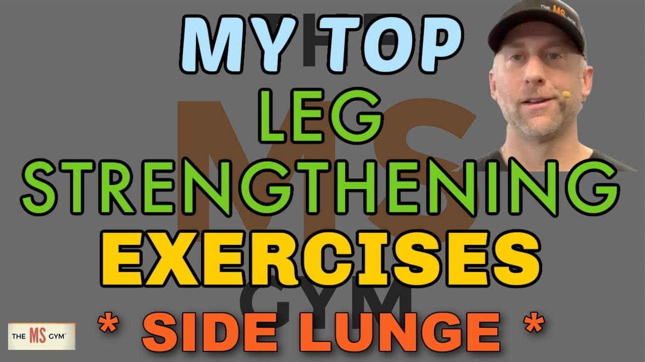 LEG STRENGTHENING - PT3 MS SIDE LUNGE - Exercises For Multiple Sclerosis