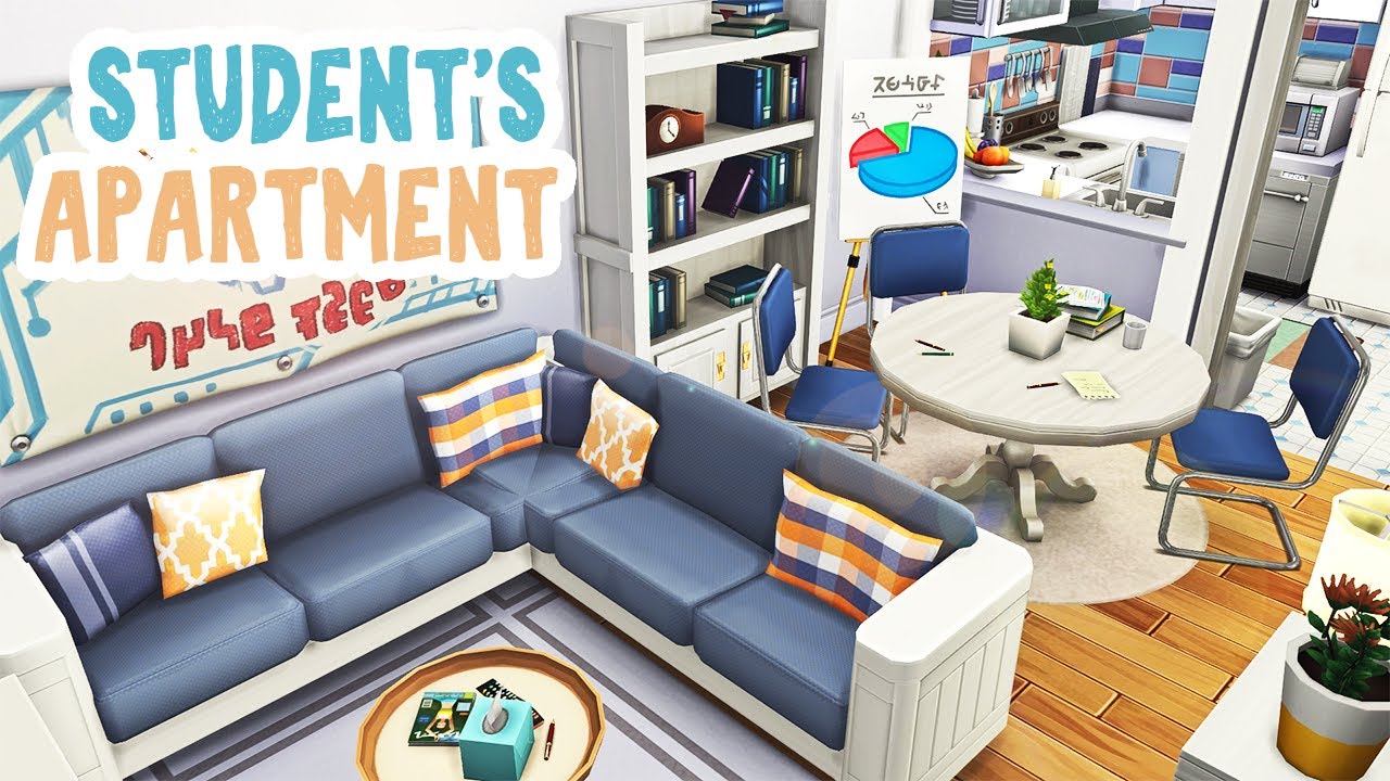 Student Apartment 📚 || The Sims 4 Apartment Renovation: Speed Build