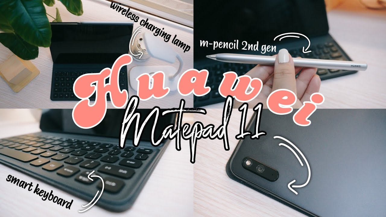 huawei matepad 11 + freebies unboxing💖 first impressions✨