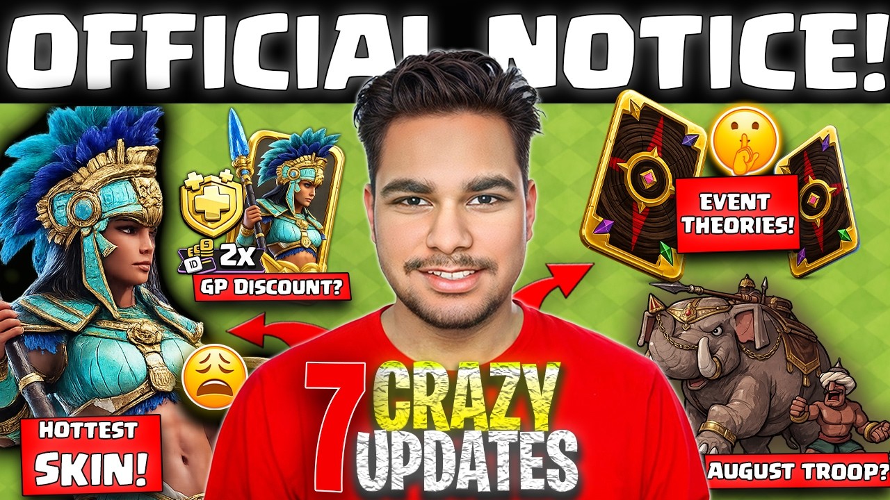 ⚡14th Anniversary UPDATE! New RC Skin, Crafted Defense, New Card Event | Rewards & August Theme| COC