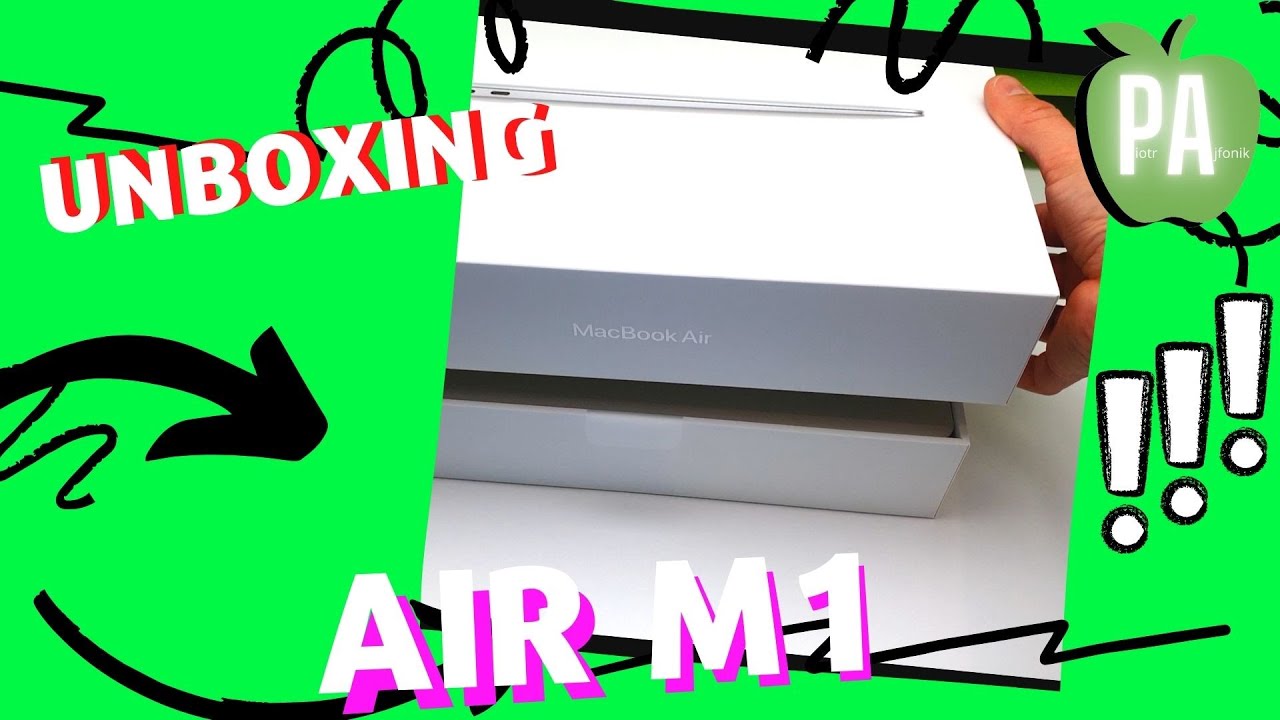 Unboxing Apple MacBook Air M1, Pierwsze Uruchomienie MacBooka Air M1